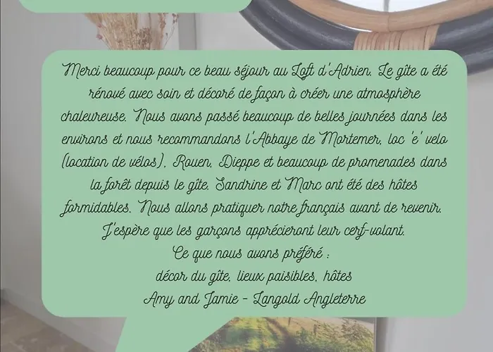 Le Loft D'adrien, Ode à La Douc'eure, Classé 3 étoiles